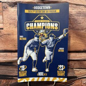 2024 Hodgetown Game Day Program - Amarillo Sod Poodles 2023 Texas League Champs